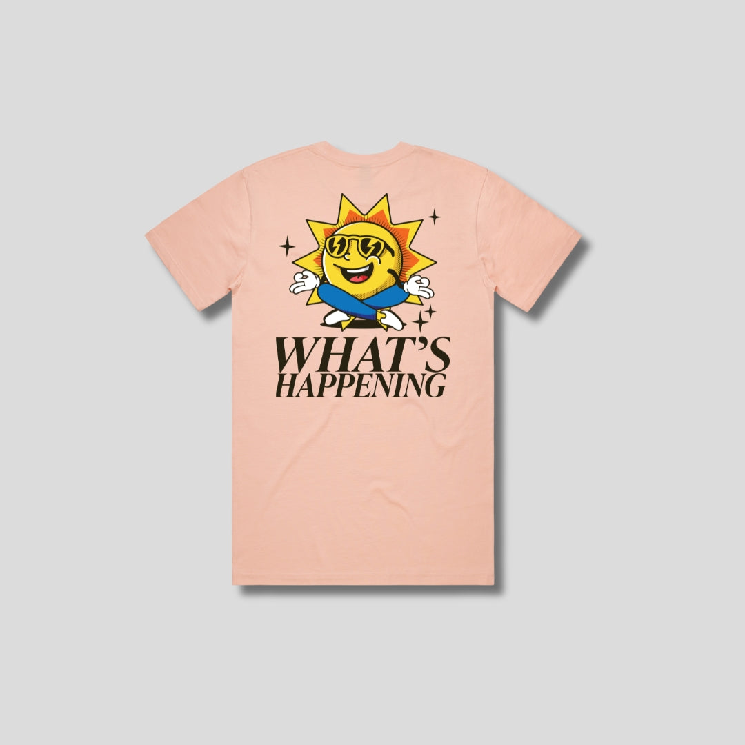 WHAT'S HAPPENING T-shirt Pink