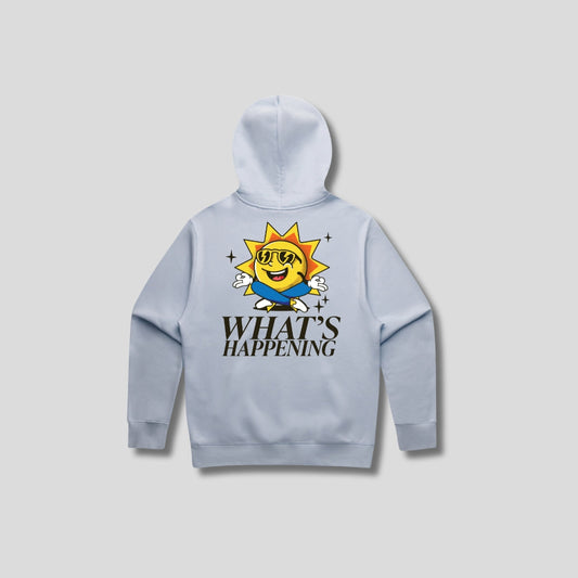WHAT'S HAPPENING Hoody Blue